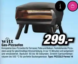 Red Zac witt Gas-Pizzaofen Angebot