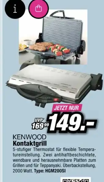Red Zac KENWOOD Kontaktgrill Angebot