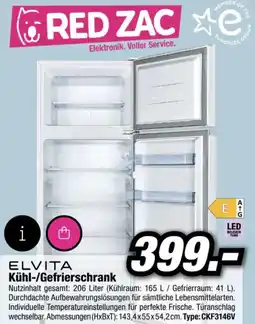 Red Zac ELVITA Kühl-/Gefrierschrank Angebot