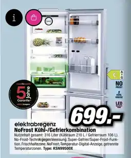 Red Zac elektrabregenz NoFrost Kühl-/Gefrierkombination Angebot