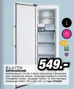 Red Zac ELVITA Gefrierschrank Angebot