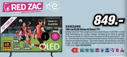 Red Zac SAMSUNG 108 cm OLED Vision Al Smart TV Angebot