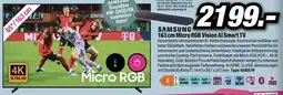Red Zac SAMSUNG 163 cm Micro RGB Vision Al Smart TV Angebot
