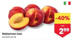 MPreis Nektarinen lose Angebot