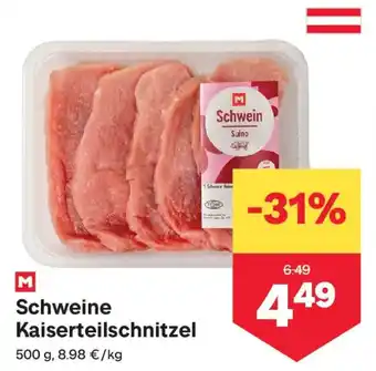 MPreis Schweine Kaiserteilschnitzel Angebot