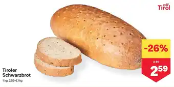 MPreis Tiroler Schwarzbrot Angebot