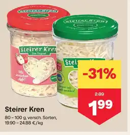 MPreis Steirer Kren Angebot