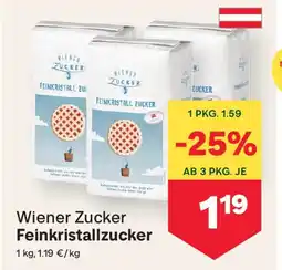 MPreis Wiener Zucker Feinkristallzucker Angebot