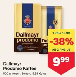 MPreis Dallmayr Prodomo Kaffee Angebot