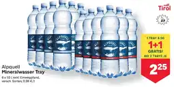 MPreis Alpquell Mineralwasser Tray Angebot