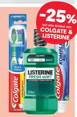 MPreis Colgate & listerine Angebot
