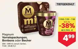 MPreis Magnum vorratspackungen, bonbons oder becher Angebot