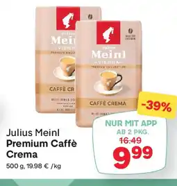 MPreis Julius meinl premium caffè crema Angebot
