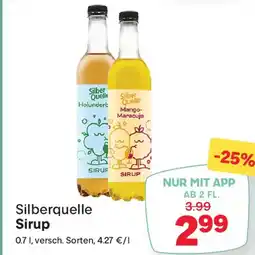 MPreis Silberquelle Sirup Angebot