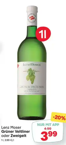 MPreis Lenz Moser Grüner Veltliner oder Zweigelt Angebot