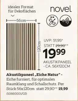 XXXLutz Akustikpaneel eiche natur Angebot
