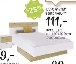 XXXLutz Bett, Lgfl. Angebot