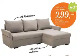 XXXLutz Ti'me ECKSOFA in Webstoff Grau Angebot