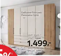 XXXLutz Drehtürenschrank, br. ca. 300cm Angebot