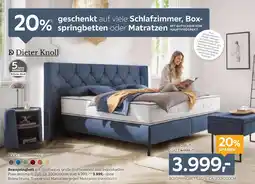 XXXLutz Boxspringbett, lgfl. ca. 200x200cm Angebot