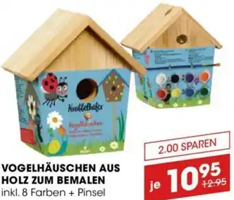 Libro Vogelhäuschen Aus Holz Zum Bemalen Angebot