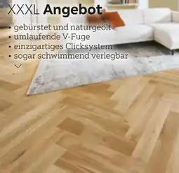 XXXLutz ambiente Fertigparkett Eiche Fischgrät Angebot