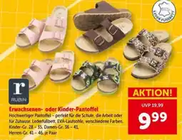 Interspar Erwachsenen- oder kinder-pantoffel Angebot