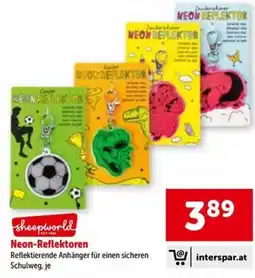 Interspar Neon-Reflektoren Angebot