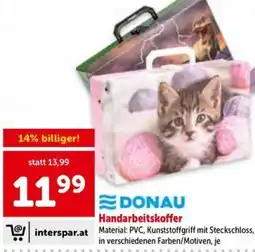Interspar DONAU Handarbeitskoffer Angebot