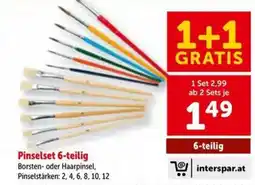 Interspar Pinselset 6-teilig Angebot