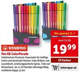 Interspar STABILO Pen 68 ColorParade Angebot