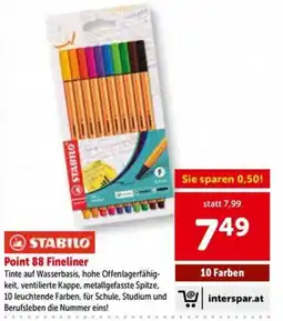 Interspar Point 88 Fineliner Angebot