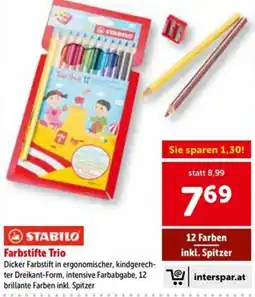 Interspar STABILO Farbstifte Trio Angebot