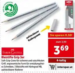 Interspar FABER CASTELL Bleistifte Grip 3er Angebot