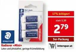 Interspar Radierer Mini Angebot