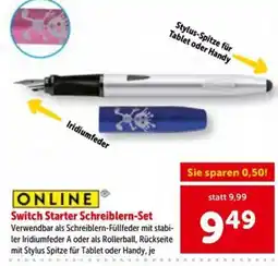 Interspar Switch Starter Schreiblern-Set Angebot