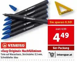 Interspar STABILO Easy Original Nachfüllminen Angebot