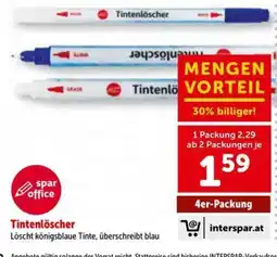 Interspar Tintenlöscher Angebot