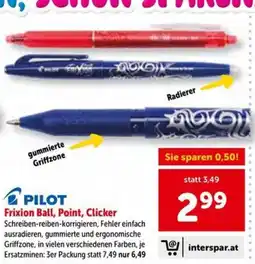 Interspar Frixion Ball, Point, Clicker Angebot