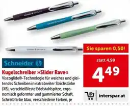 Interspar Kugelschreiber Slider Rave Angebot