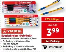 Interspar Kugelschreiber Pointball Angebot
