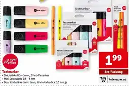 Interspar Textmarker Angebot