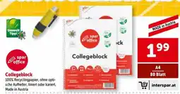 Interspar Collegeblock Angebot