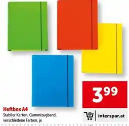 Interspar Heftbox A4 Angebot