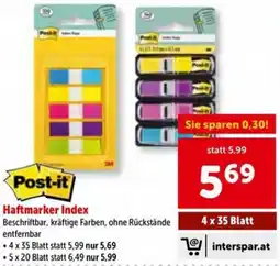 Interspar Haftmarker Index Angebot