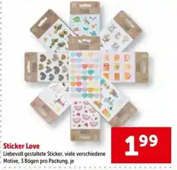 Interspar Sticker Love Angebot
