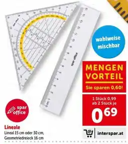 Interspar Lineale Angebot