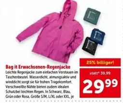 Interspar Bag it Erwachsenen-Regenjacke Angebot
