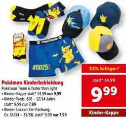 Interspar Pokémon Kinderbekleidung Angebot