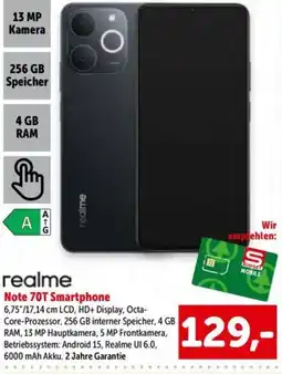 Interspar realme Note 70T Smartphone Angebot